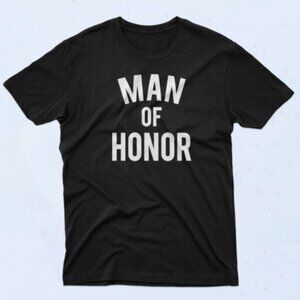 Man Of Honor 90s Retro Statement Graphic Classic Collector Tribute Pride T-Shirt